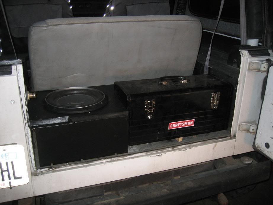 Just finished my custom speaker/toolbox 56K no no