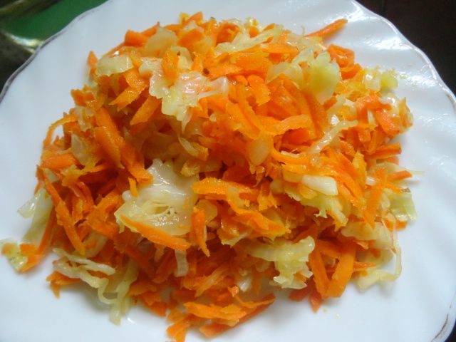 Carrot and Cabbage Saute
