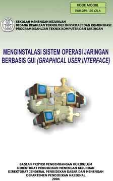  Menginstalasi Sistem Operasi Jaringan Berbasis GUI (Graphical User Interface) 