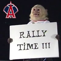 Rally Monkey! GO ANGELS! Pictures, Images and Photos