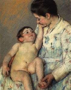 Mary Cassatt mother and child