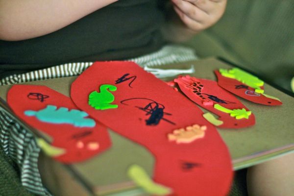 13 baby parrots — pirate parrot craft