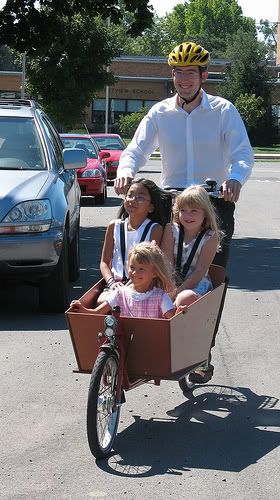 Bakfiets Dutch cargo and children bike