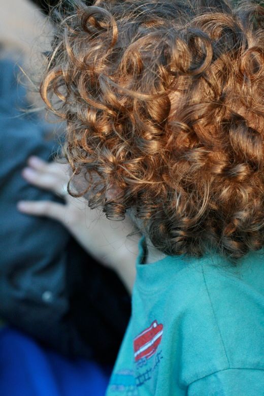 ringlets on young boy