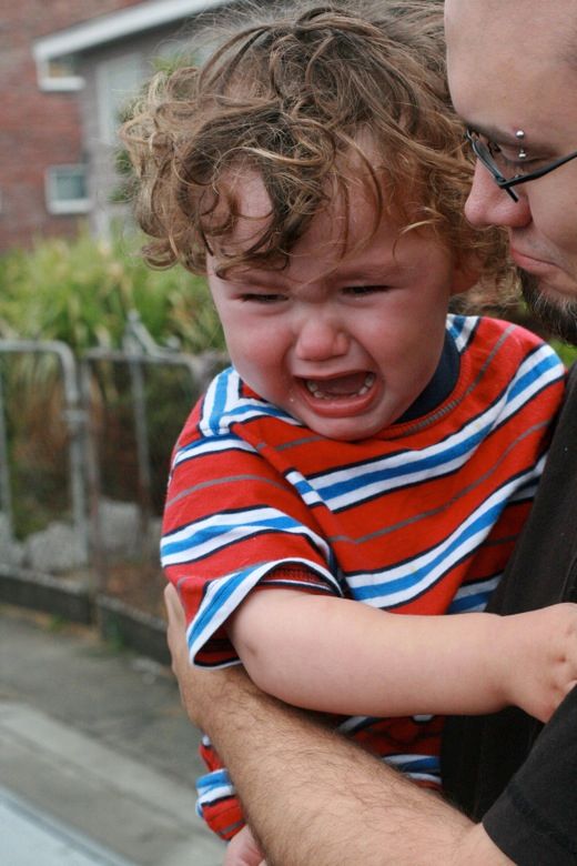 The aware parent: Becoming comfortable with crying == Hobo Mama