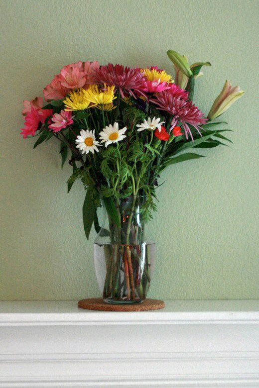 homebirth — flowers for the birth bouquet