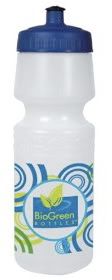 BioGreen Biodegradable BPA-Free Sport Bottle with Wide Mouth DuoFlow Lid