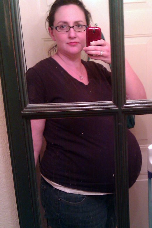 homebirth — last day before went into labor at Bratz Seattle