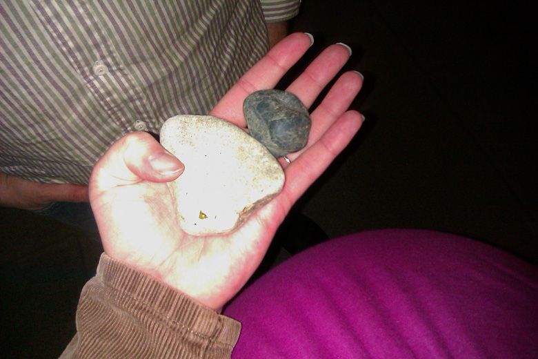 Alrik's birth story: Sweet surprise unassisted home water birth = Hobo Mama homebirth — birth stones from sam
