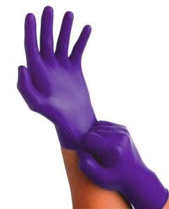 Kimberly-Clark purple nitrile exam gloves