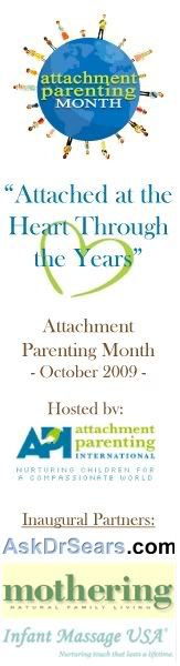 Attachment Parenting International month 160x600 banner