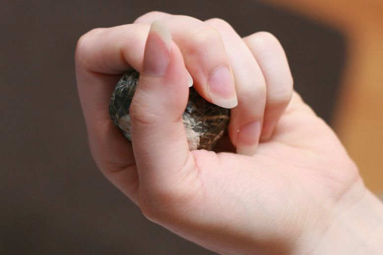 birthing stone given by birth partner during labor