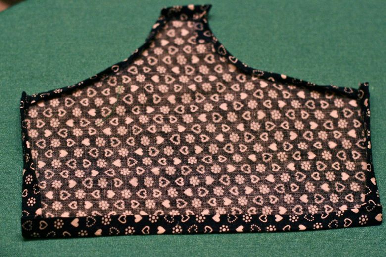 Photo Credit: Hobo Mama dress seams folded and ironed — doll clothes craft tutorial