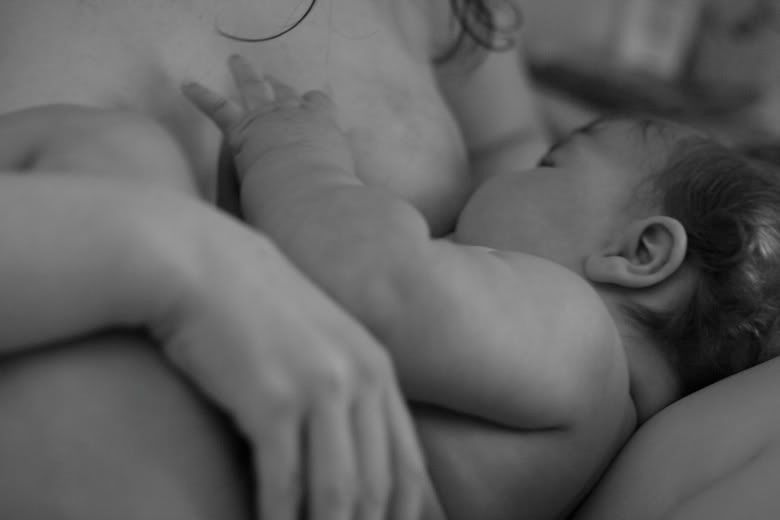 breastfeeding mama and baby nursing