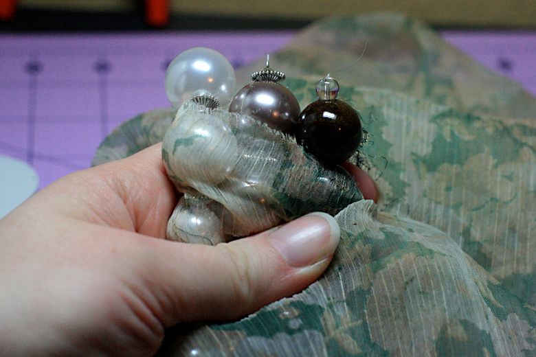 fabric bead necklace sheer bead choices