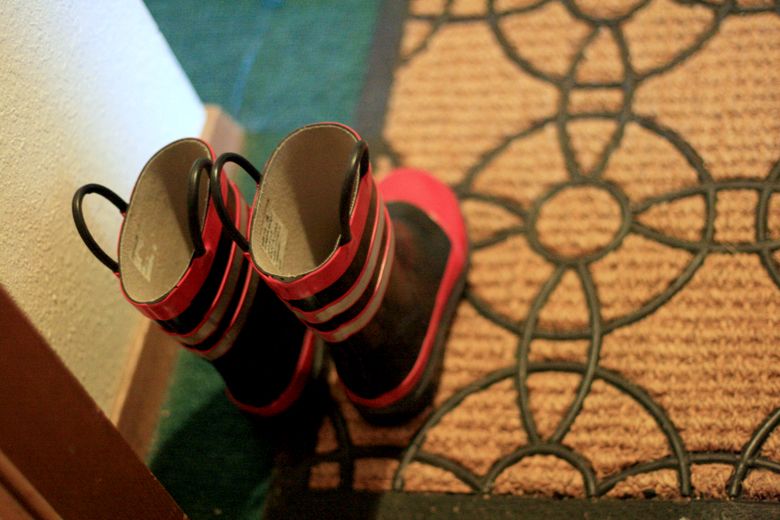 Photo Credit: Hobo Mama empty boots on Nikolaustag