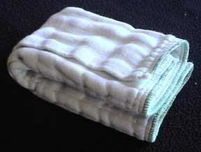prefold diaper folded
