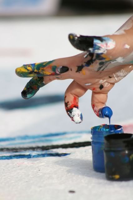 fingerpainting