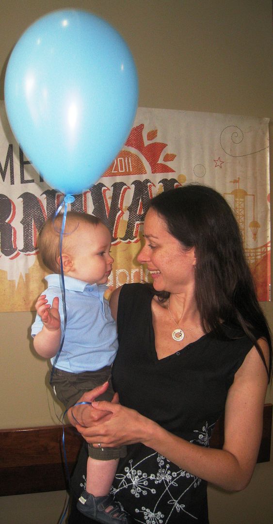 Photo credit: Author pride balloon boy and mama for Charise of I Thought I Knew Mama guest post
