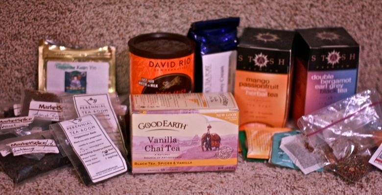 tea stash — second step of specialty teas