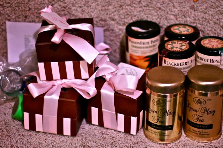 tea stash — Sacred Rose tea boxes
