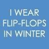 winter flip-flops Pictures, Images and Photos