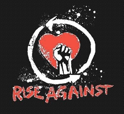 rise against logo. rise against