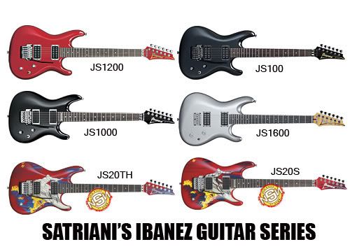 Satriani Ibanez Guitar Series