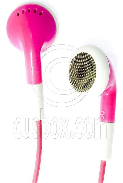Apple Earbuds on Pink New Earbuds 3 5mm Earphones For Apple Ipod Shuffle   Ebay