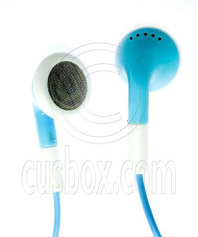 Apple Earphones Review on Blue 3 5mm Earphones Headphones For Apple Ipod Shuffle   Ebay