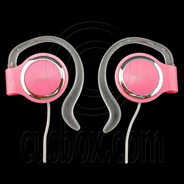  Earphone  Running on Pink 3 5mm On Ear Sports Running Headphones 4 Ipod Mp3   Ebay