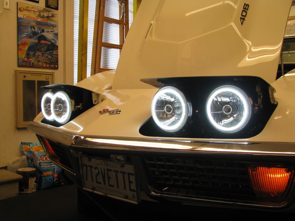 ***DIYHeadlight and tail light LED halos*** Corvette Forum Corvette Forums