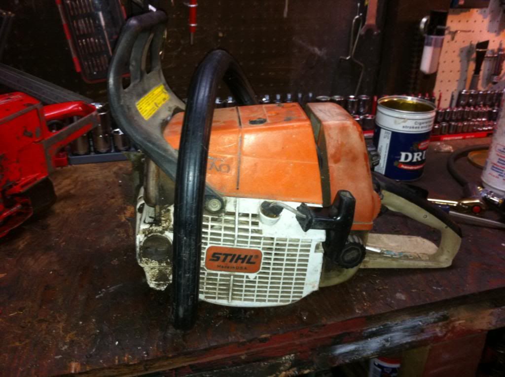 Serial number location on stihl chainsaw