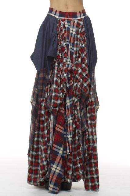 damsel in distress maxi skirt