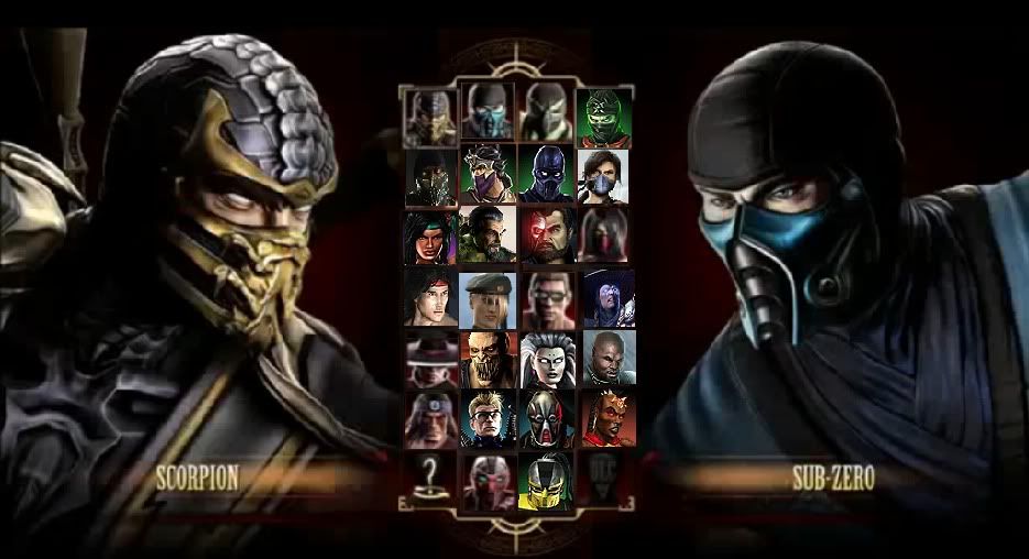mortal kombat 9 characters select screen. Mortal Kombat (2011) Rullzorz!