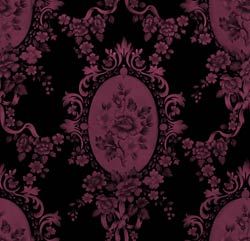 Royal Magenta Black Carpet