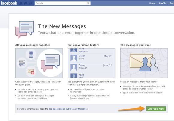 Facebook,Facebook Messages,privacy,email
