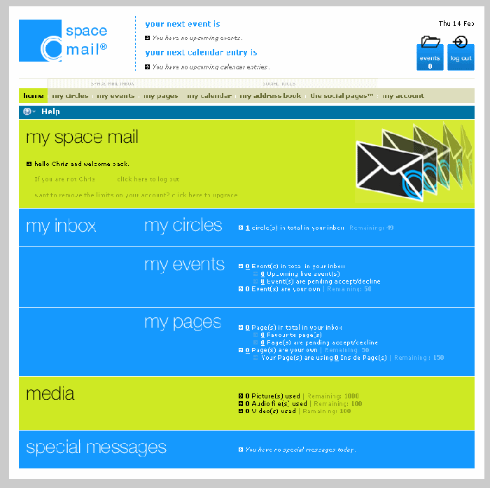 Space Time interface