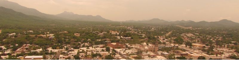 View of Alamos from the lookout point directly above our house
