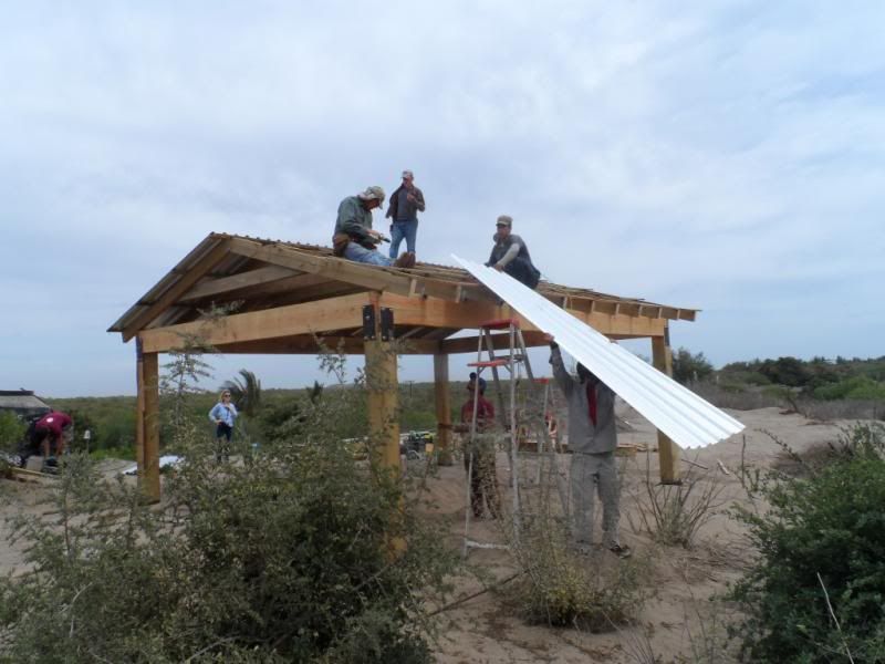 A family from Sacramento, California, came to help.