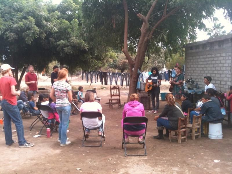 Sharing the Gospel in Las Flores