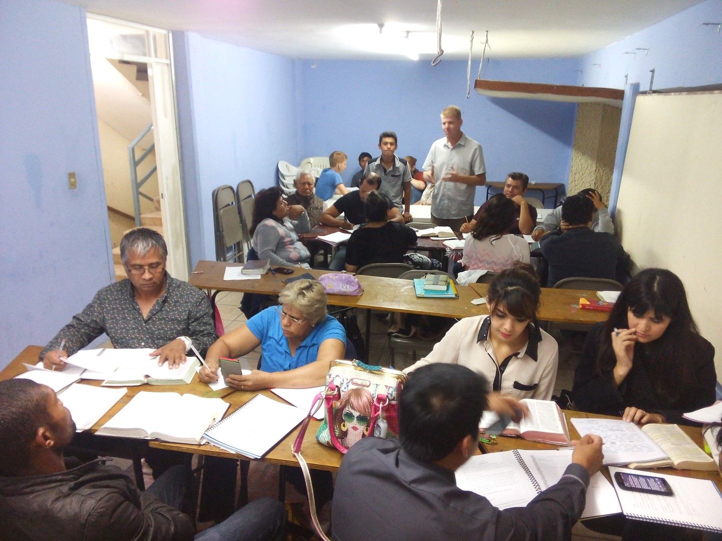Bible Pathways class in Celaya