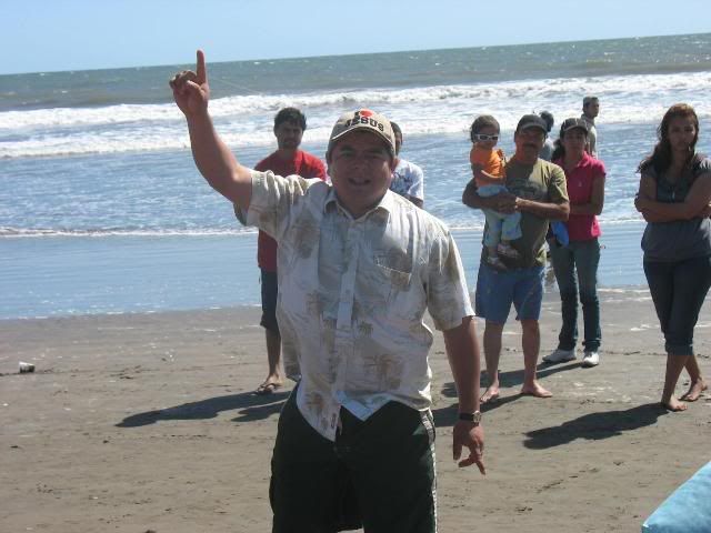 Ricardo and his I LOVE JESUS hat.