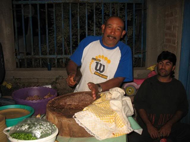 Aristeo the taco man