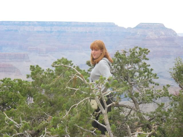 Sarah at the Grand Canyon