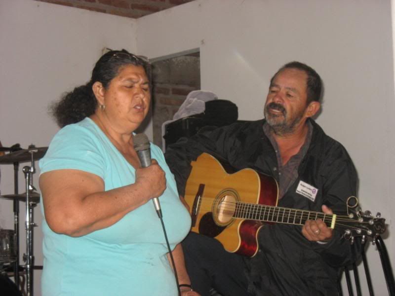 This photo was taken in April 2008. It was the last time Maria and Pedro sang together in church.