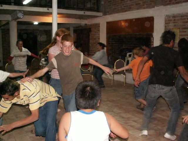 A traditional game of upset the fish basket