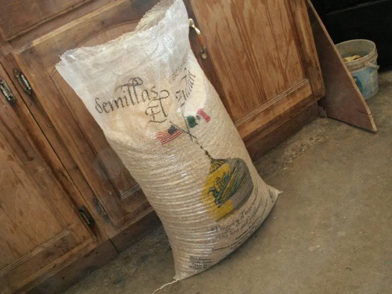 A 50 pound bag of wheat!