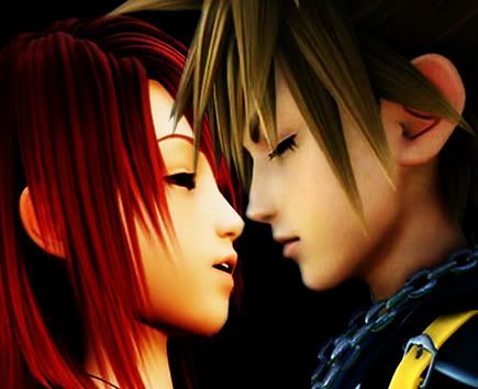 Sora and Kairi Kiss Pictures, Images and Photos