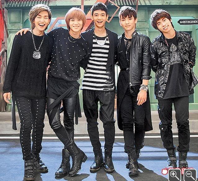 「SHINee」團員溫流（左起）、泰民、珉豪、KEY、鐘鉉下月將來台。